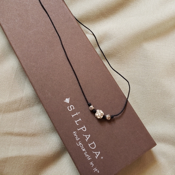 Silpada Rhinestone Bead Necklace - Picture 1 of 4